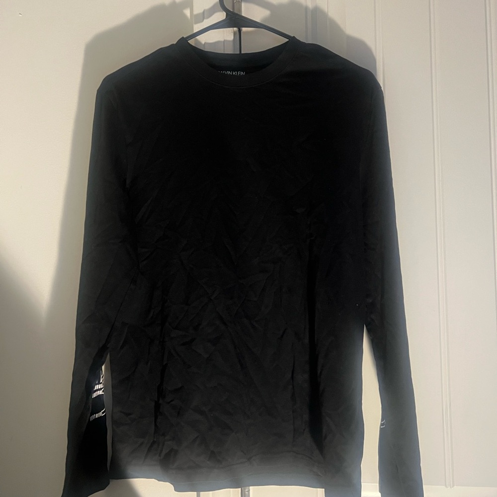 Calvin Klein Men's Black Long Sleeve Tee